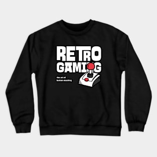 Retro Gaming: The art of button mashing Crewneck Sweatshirt